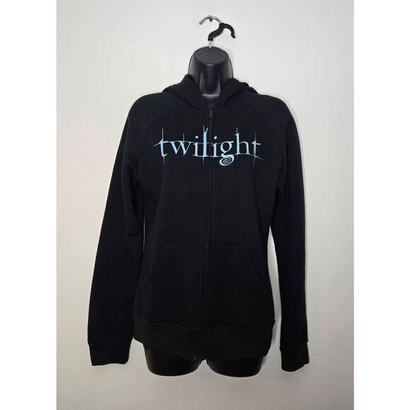 Twilight I Dream About Being With You Zip Up Hoodie Size Large Black Runs Small - Picture 1 of 5